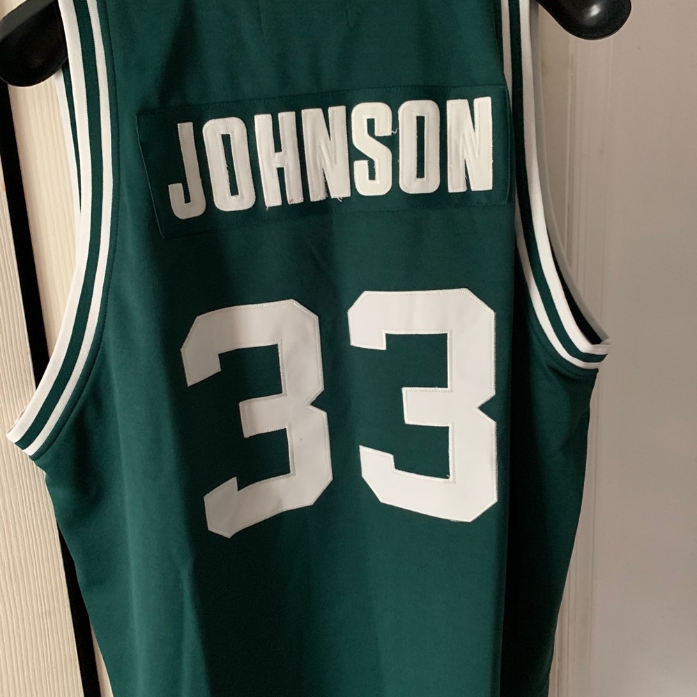 Men’s Magic Johnson Michigan State jersey